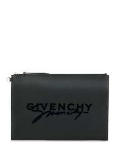 Givenchy клатч с вышитым логотипом