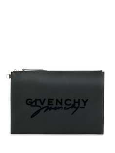 Givenchy клатч с вышитым логотипом