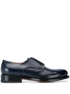 Santoni lace up derby shoes