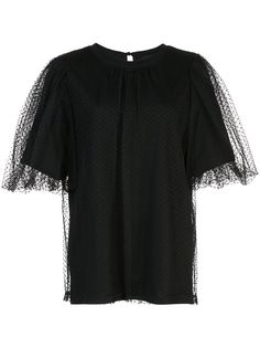 Marc Jacobs футболка с сетчатым слоем