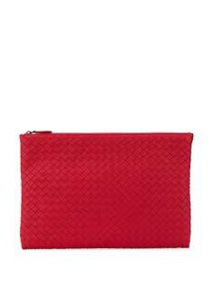 Bottega Veneta клатч с плетением Intrecciato