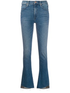 Mother flared mid-rise jeans