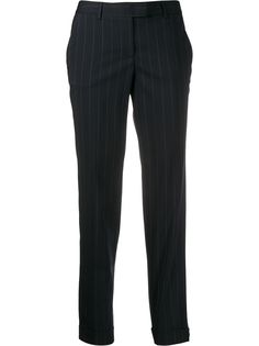 Alberto Biani pinstripe cropped trousers
