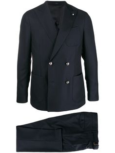 Lardini double breasted two-piece suit