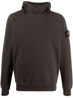 Stone Island double-neck hoodie