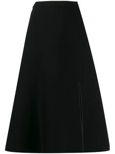 Rochas flared midi skirt