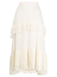 Zimmermann lace trim skirt