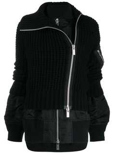 Sacai комбинированный бомбер