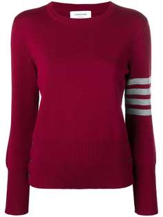 Thom Browne пуловер Milano с полосками 4-Bar