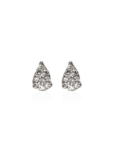 Dana Rebecca Designs Sophia Ryan 14kt white gold teardrop diamond earrings