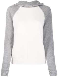 D.Exterior hooded knitted jumper