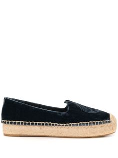 Tory Burch velvet platform espadrilles