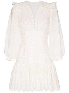 Zimmermann lace corset mini dress