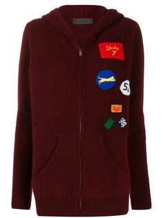 The Elder Statesman multi patches knitted jacket