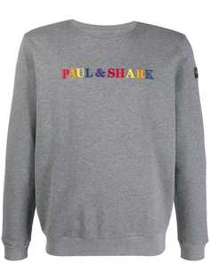 Paul & Shark logo embroidered sweater