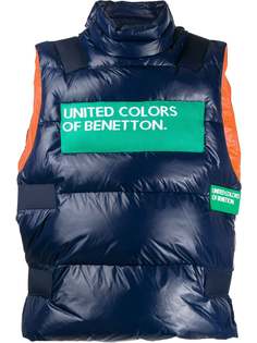 Benetton feather down logo gilet