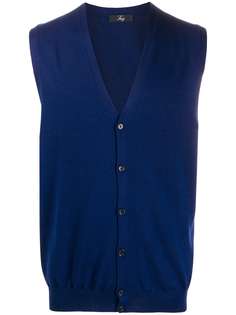 Fay plain knitted vest