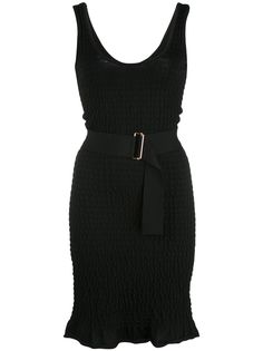 Nicholas belted sleeveless mini dress