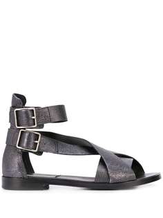 Alberto Fermani crossover strap sandals