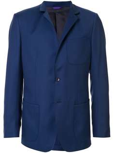 SHANGHAI TANG standing collar buttoned blazer