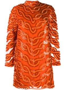 Erika Cavallini sequin-embellished silk dress