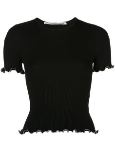 Alexander Wang ruffled hem T-shirt