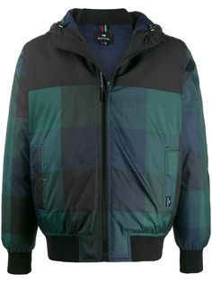 PS Paul Smith checked padded jacket