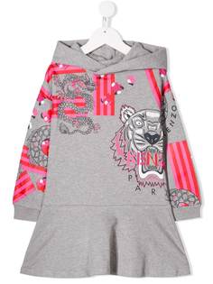 Kenzo Kids платье с принтом