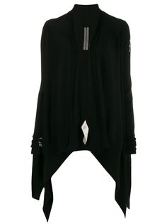 Rick Owens кардиган с каскадной драпировкой
