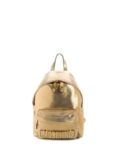 Moschino рюкзак с логотипом и кристаллами