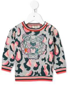Kenzo Kids embroidered Tiger jumper