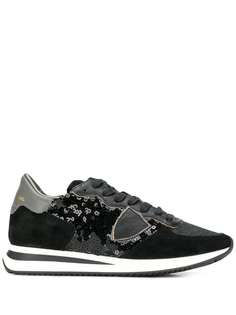 Philippe Model Tropez sequin-embellished sneakers