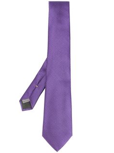 Canali micro floral print tie