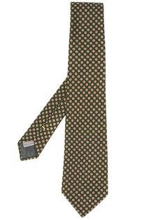 Canali micro floral print tie
