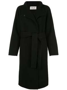 Diane von Furstenberg пальто тонкой вязки с поясом