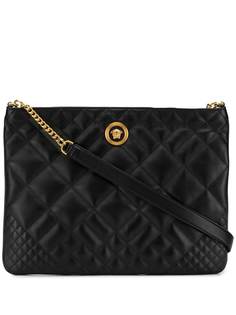 Versace стеганая сумка на плечо