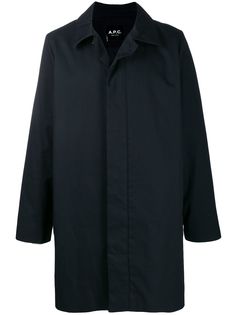 A.P.C. single-breasted peacoat