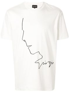 Giorgio Armani футболка с логотипом