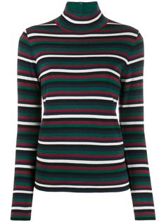 Tory Burch трикотажный джемпер в полоску