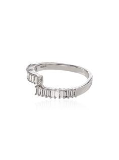 Dana Rebecca Designs Sadie Pearl 14kt white gold split diamond ring