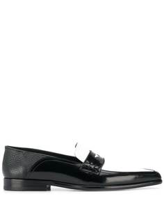 Loewe two-tone penny loafers