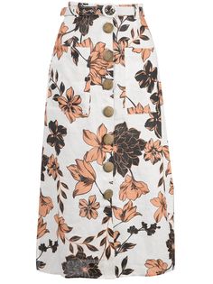Nicholas floral print skirt
