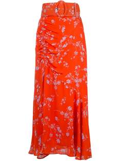 Nicholas Poppy print skirt