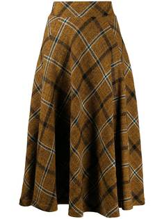 Roberto Collina check pattern skirt