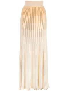 Nicholas striped pattern skirt