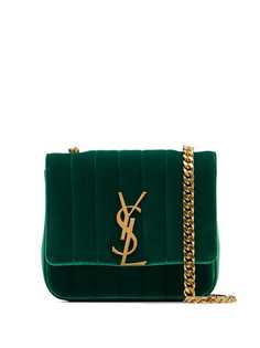 Saint Laurent стеганая сумка через плечо Vicky