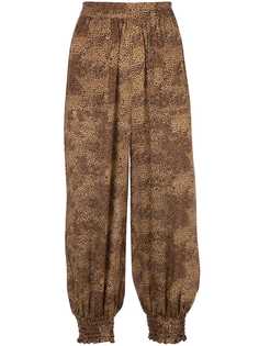 Nicholas dotted print cropped trousers