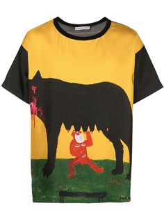 Walter Van Beirendonck printed T-shirt