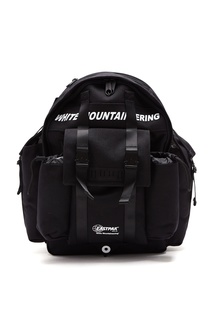 Черный рюкзак с надписью и логотипом Eastpak