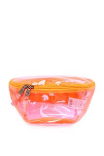 Розовая прозрачная сумка на пояс Eastpak